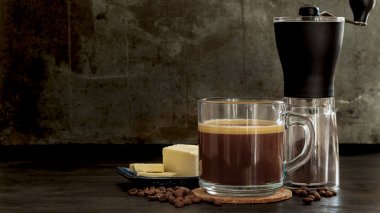 Tereyağlı kahve, kurşun geçirmez, tereyağlı keto içeceği..