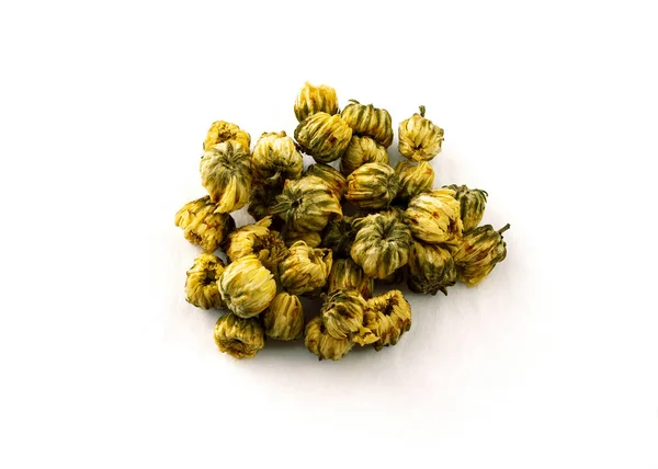 Group Dried Chrysanthemum Tea Flowers — Stock Photo, Image