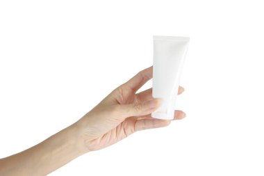 Mal üzerinde boş elle tutuş beyaz, boş