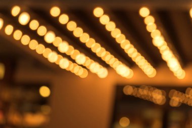 Bulanık resim ve ışık bokeh