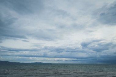 Deniz göğü Yaz günbatımı arka plan