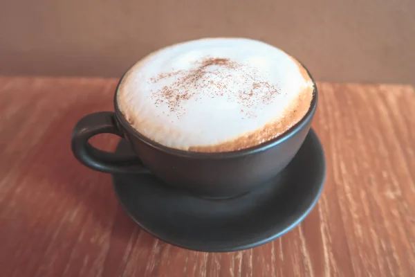 De cerca taza de café en el Café — Foto de Stock