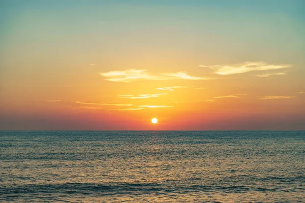 Paisagem do mar, Pôr do sol Fundo — Fotografia de Stock