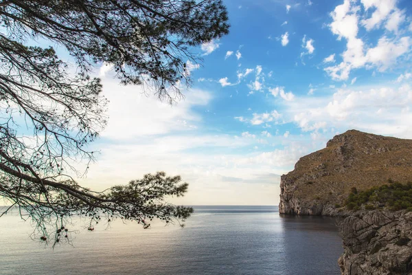 Vista al mar en torrent de Pareis, Mallorca — Foto de Stock