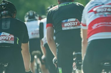 Katılımcıların Arber Radmarathon üzerinde 30 Temmuz 2017