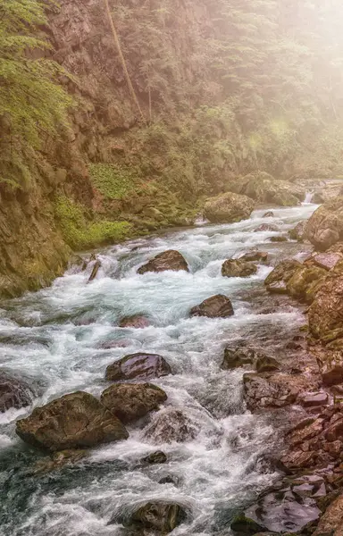 Bela Cachoeira Áustria — Fotografia de Stock