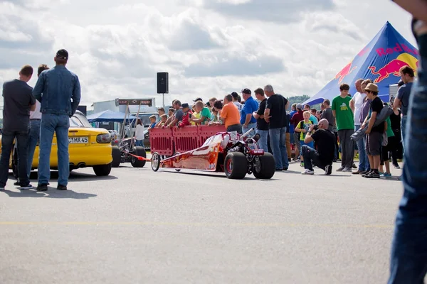 Olay araba yarış, Raceatairport, Passau, Almanya, Ağustos 2014 — Stok fotoğraf