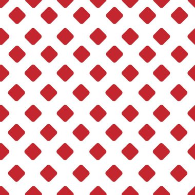 Kırmızı renkli baloncuklar. Damalı, pürüzsüz desen. Vektör illüstrasyonu.