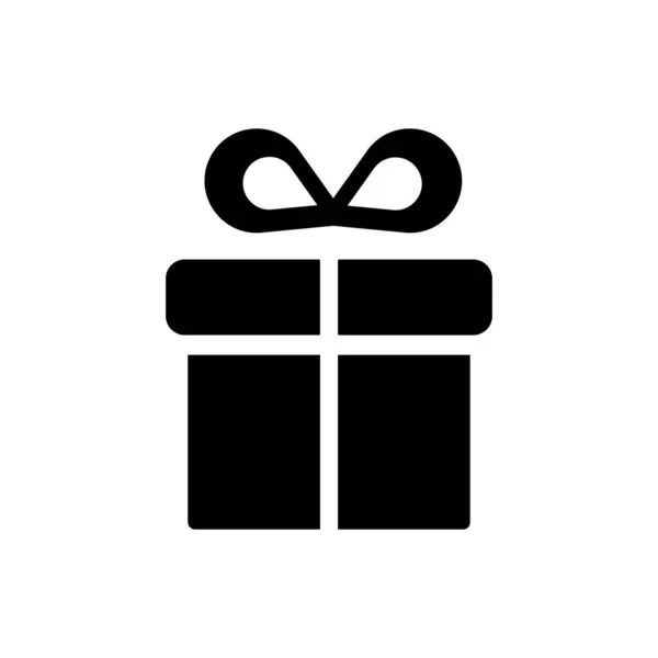 Gift Box Ribbon Icon Gift Card Icon Linear Style Pictogram — 스톡 벡터