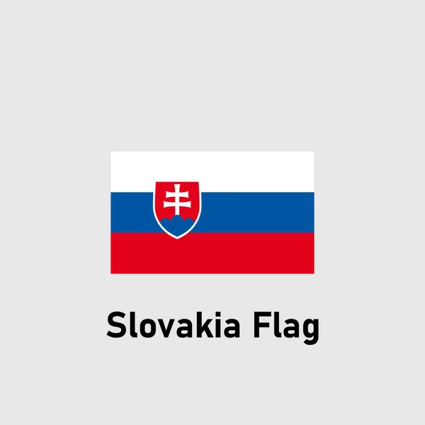 Bandiera Della Slovenia Illustrazione Del Vettore Isolato — Vettoriale Stock