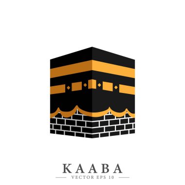 Kabe sembolü. izole vektör illüstrasyonu