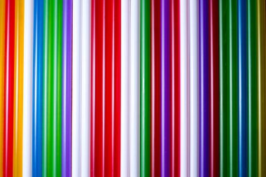 Renkli arkaplan, kokteyl için tüpler.