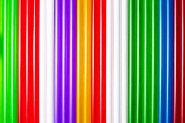 Renkli arkaplan, kokteyl için tüpler.