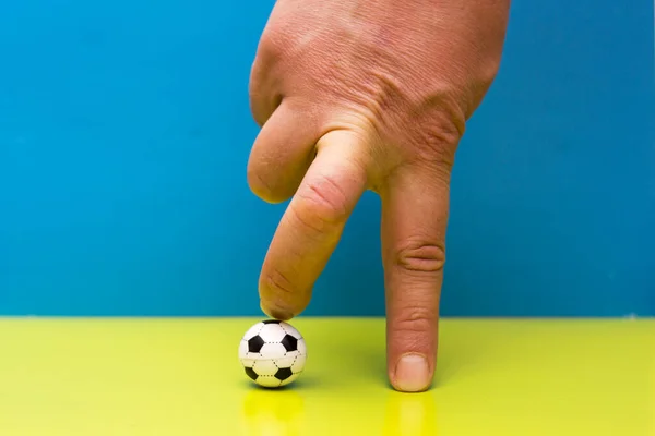 Soccer Game Fingers Quarantined — Stock Photo, Image