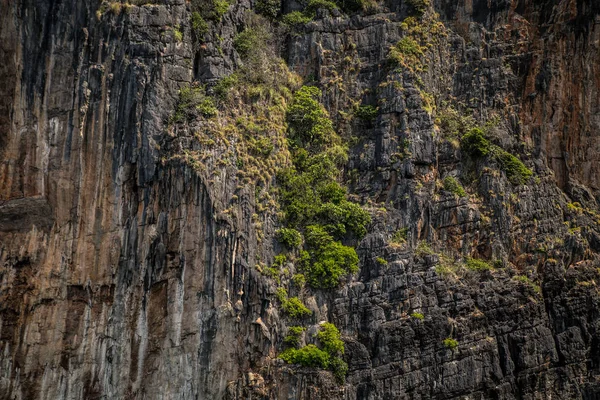 Cliff και τα νησιά Phi Phi πεντακάθαρη θάλασσα, νότια της Ταϊλάνδης. Πι Πι υψηλή βράχους νησιά. — Φωτογραφία Αρχείου