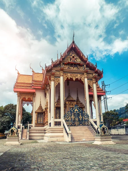 Tempio tailandese. Wat Patong Temple, Suwankeereewong Phuket, Thailandia . — Foto Stock