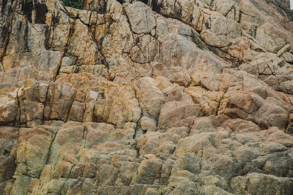 Taş crags dağ cliff doku arka plan. — Stok fotoğraf