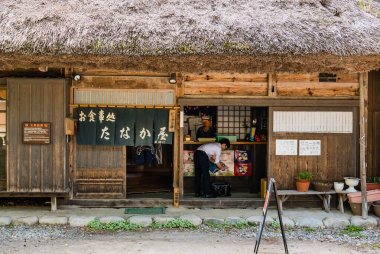 Shirakawa-go 'da alışveriş