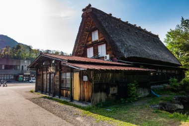 Shirakawa-go 'da bir ev.