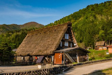 Shirakawa-go 'da bir ev.