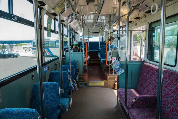 Интерьер автобуса Ибараки Коцу — стоковое фото