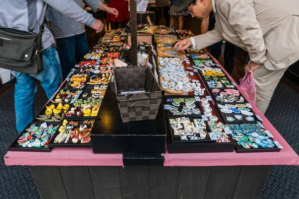 Turister besöker Kawagoe stad — Stockfoto