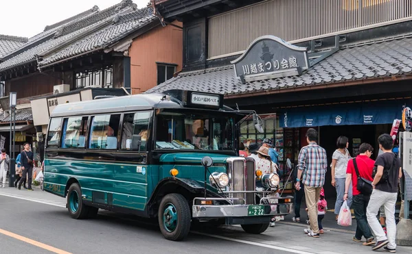 Autobus Retro w mieście Kawagoe — Zdjęcie stockowe