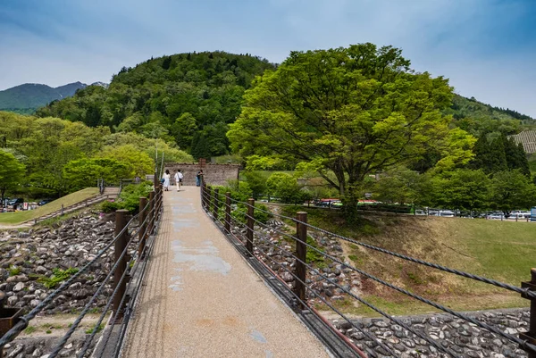 Wejście do historycznej wioski Shirakawa-go — Zdjęcie stockowe