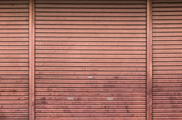 Porta do obturador de rolo metálico — Fotografia de Stock