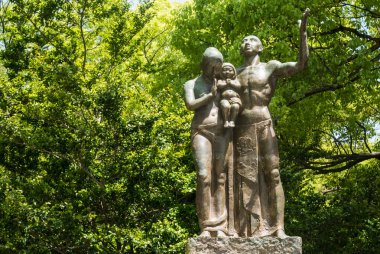 Hiroşima Barış Anıtı 'ndaki Dua Anıtı