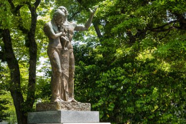 Hiroşima Barış Anıtı 'ndaki Dua Anıtı