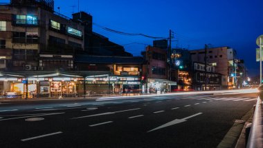Kyoto şehrinin manzarası