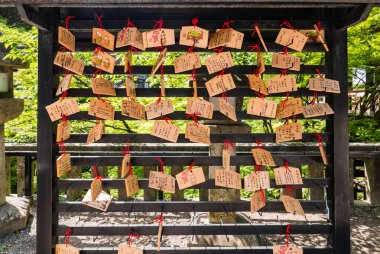 Japonya, Kyoto 'daki Kiyomizu-dera Tapınağı' nda Ema