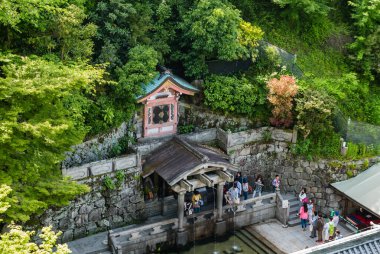 Kyoto, Japonya 'daki kiyomizu-dera tapınağı.