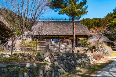 Saiko Iyashino-Sato Nenba antik Japon köyü.