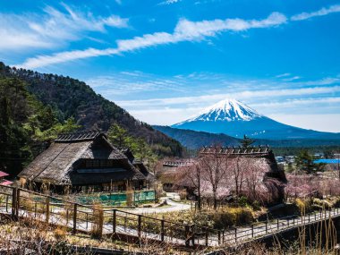 Saiko Iyashino-Sato Nenba antik Japon köyü.