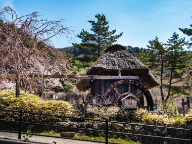 Saiko Iyashino-Sato Nenba antik Japon köyü.