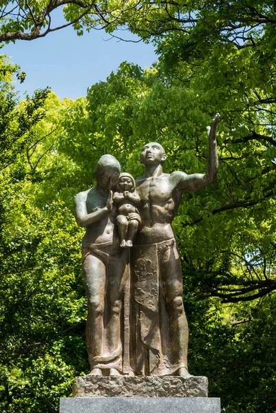 Monument de prière au parc commémoratif de la paix d'Hiroshima — Photo