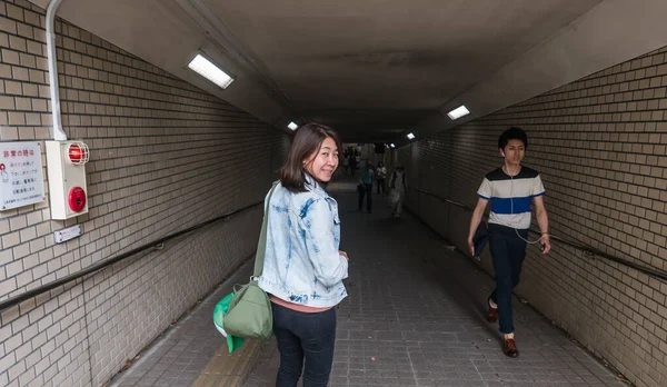 广岛横街隧道 — 图库照片