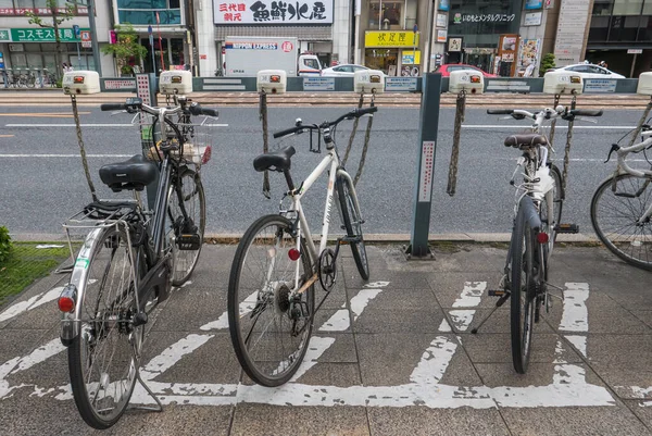 A rua da cidade de Hiroshima — Fotografia de Stock