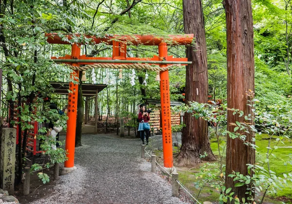 Tourist am Nonomiya-Schrein — Stockfoto