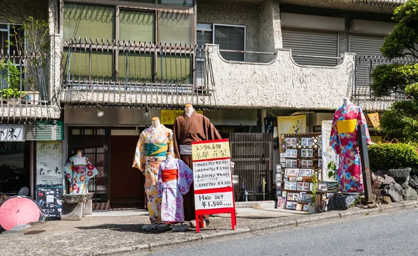 Kimono verhuur winkel — Stockfoto
