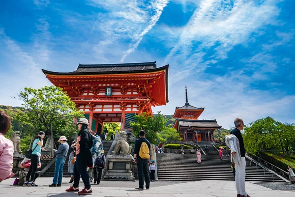 Kyoto, Japonya 'daki kiyomizu-dera tapınağı. — Stok fotoğraf