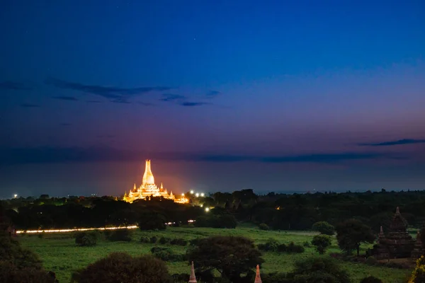 Ancient Land of Bagan view from the top of Shwesandaw Pagoda