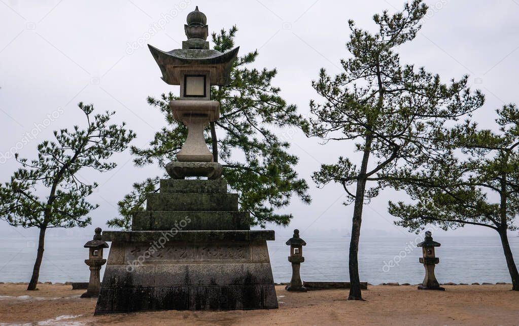 Beautiful landscape of  Miyajima island
