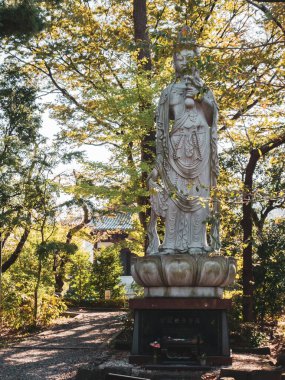 Zojo ji Tapınağı 'ndaki heykel ve Japonya' daki Tokyo Kulesi.