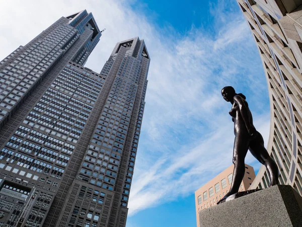 Paisaje del edificio del Gobierno Metropolitano de Tokio Imagen De Stock