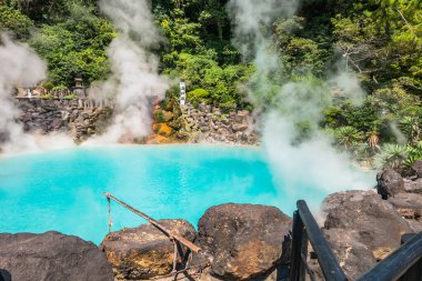 Umi Jigoku ya da Beppu 'da deniz cehennemi, Oita, Japonya.
