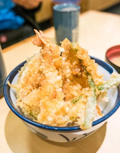 Japanese Cuisine - Tempura Shrimps — Stock Photo, Image