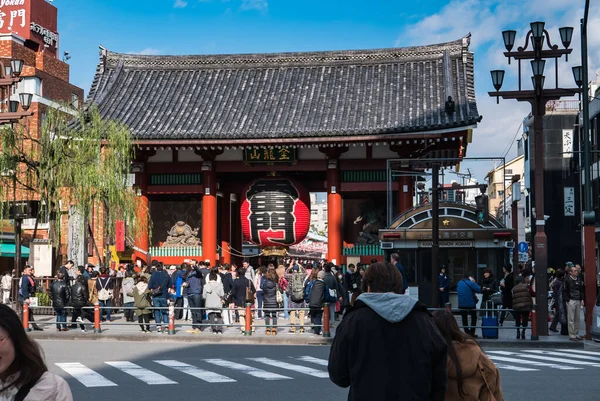 Kaminarimon (Grom) Brama świątyni Sensoji, Tokio — Zdjęcie stockowe